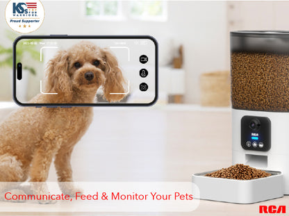 Smart Pet Feeder with 1080P HD Camera & 2-Way Audio  - PF143