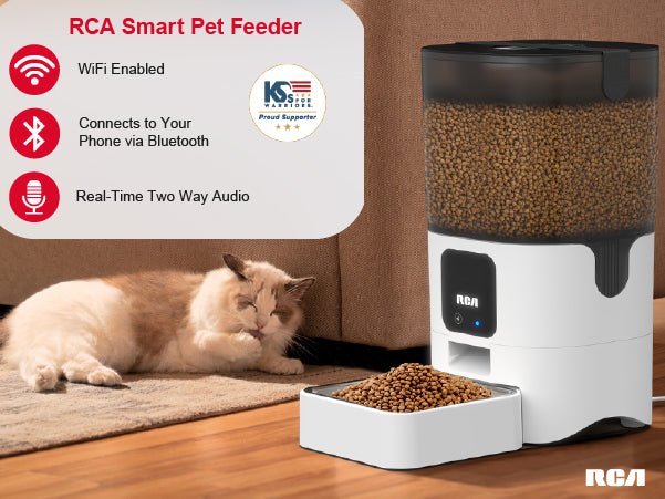 Smart Automatic Pet Feeder for Cats, Dogs, Rabbits -  PF122