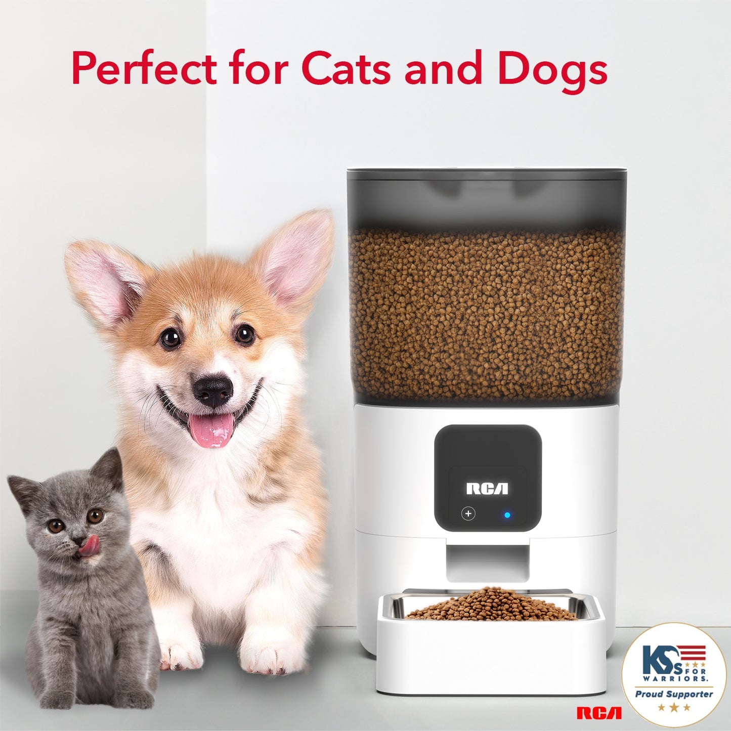 Smart Automatic Pet Feeder for Cats, Dogs, Rabbits -  PF122