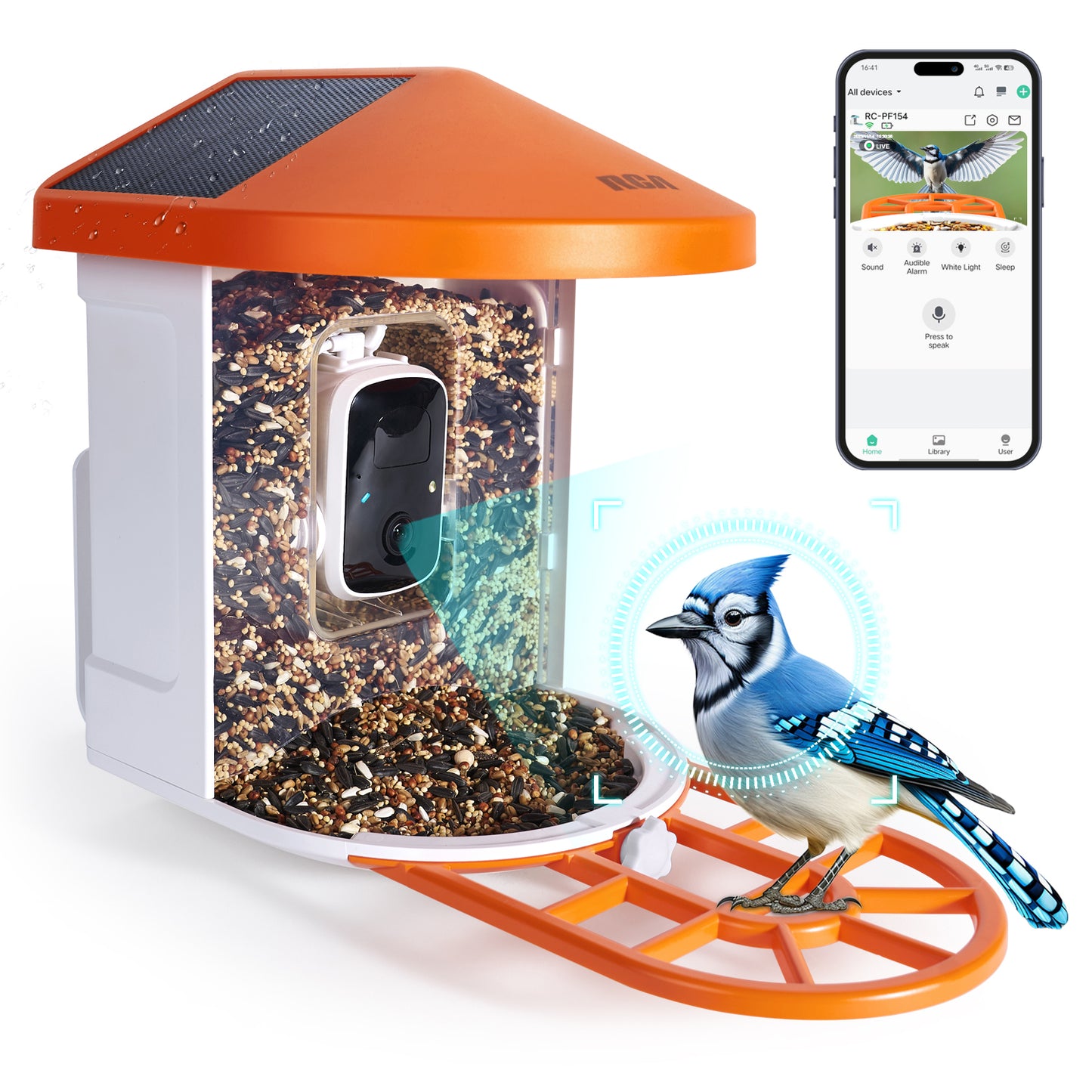 Smart Bird Feeder with HD Camera - PF154