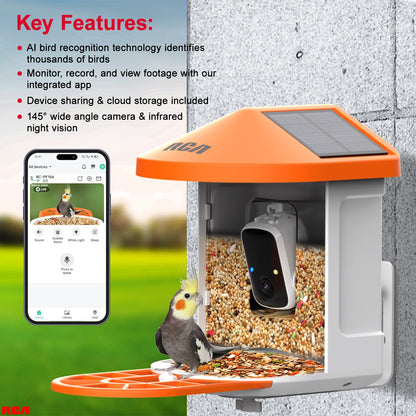 Smart Bird Feeder with HD Camera - PF154