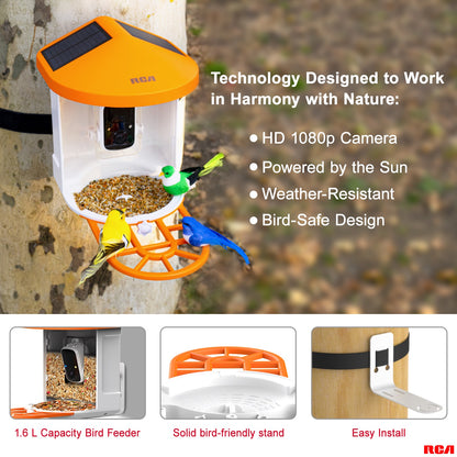 Smart Bird Feeder with HD Camera - PF154