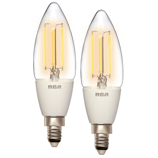 Dimmable Tunable B11 Amber Bulb (2-Pack)