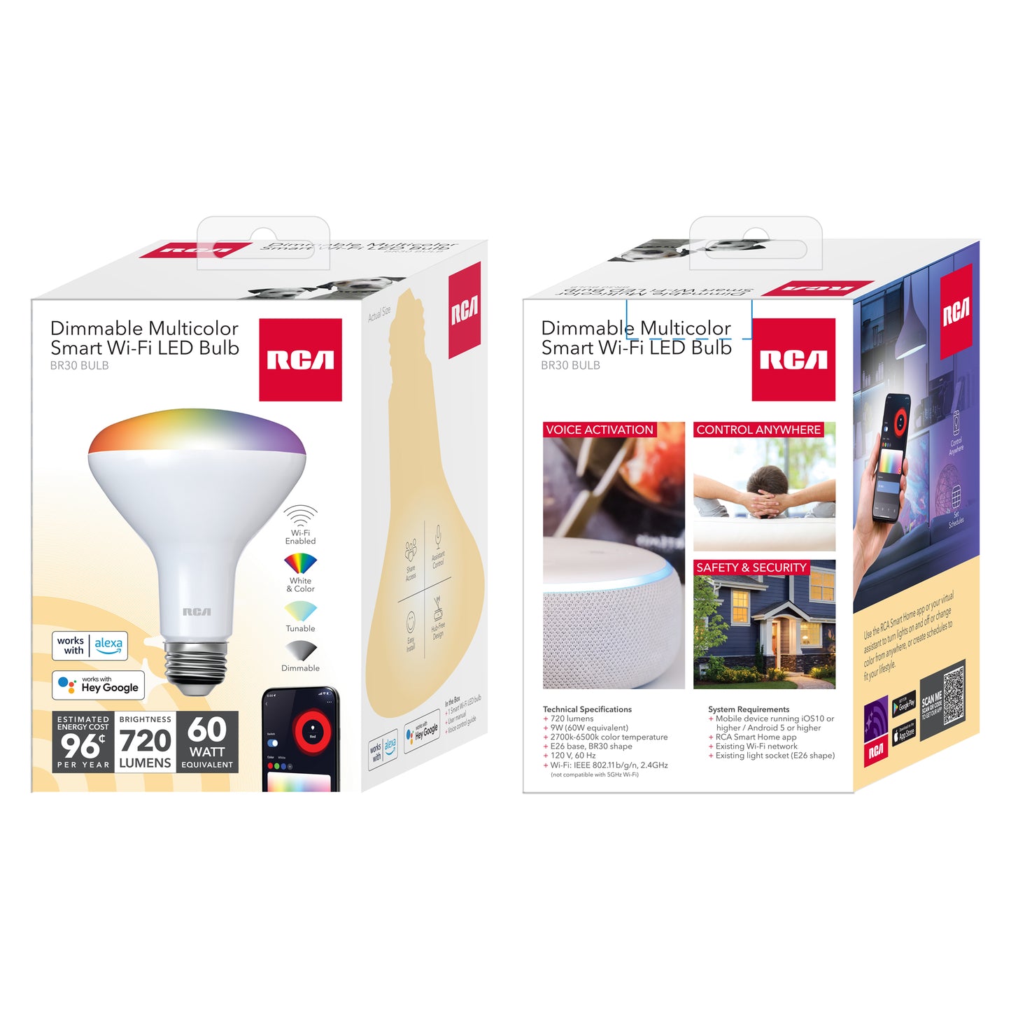 Dimmable Tunable BR30 Multicolor Bulb